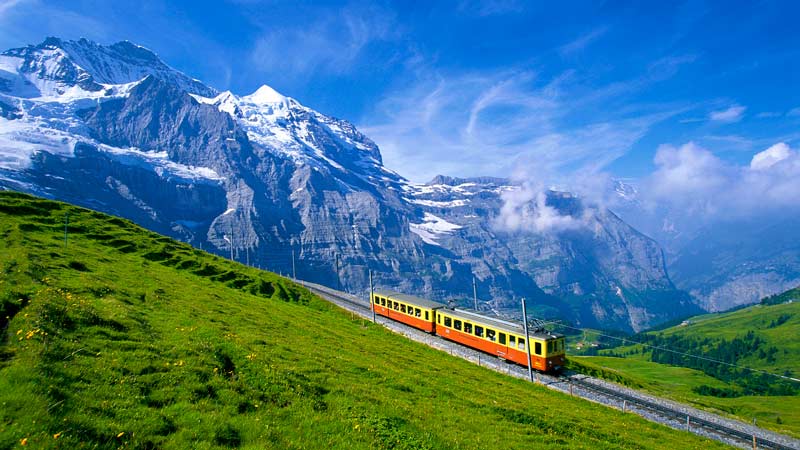 Take the train to Top of Europe to Jungfraujoch