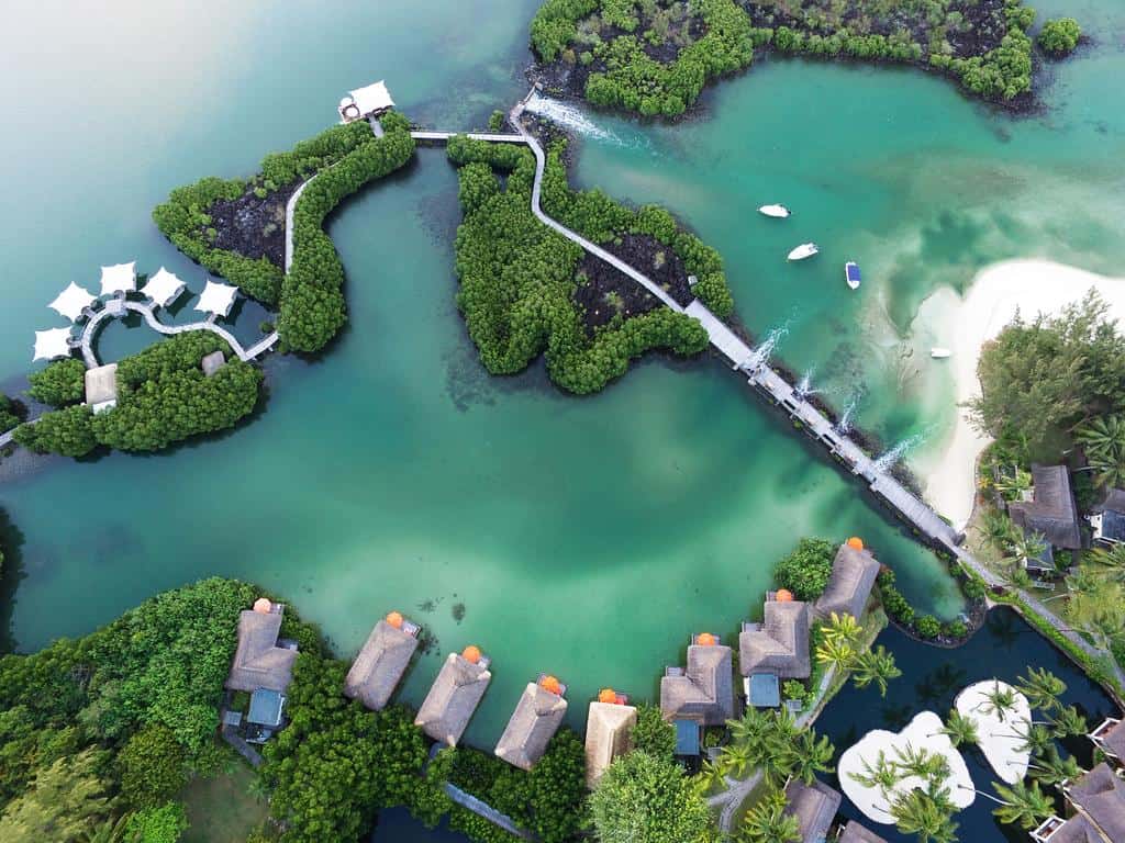 Image of overwater bungalows