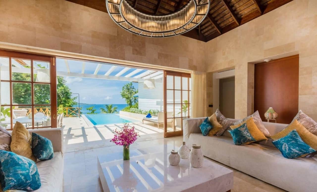 Image of luxury beach resort in Jamaica