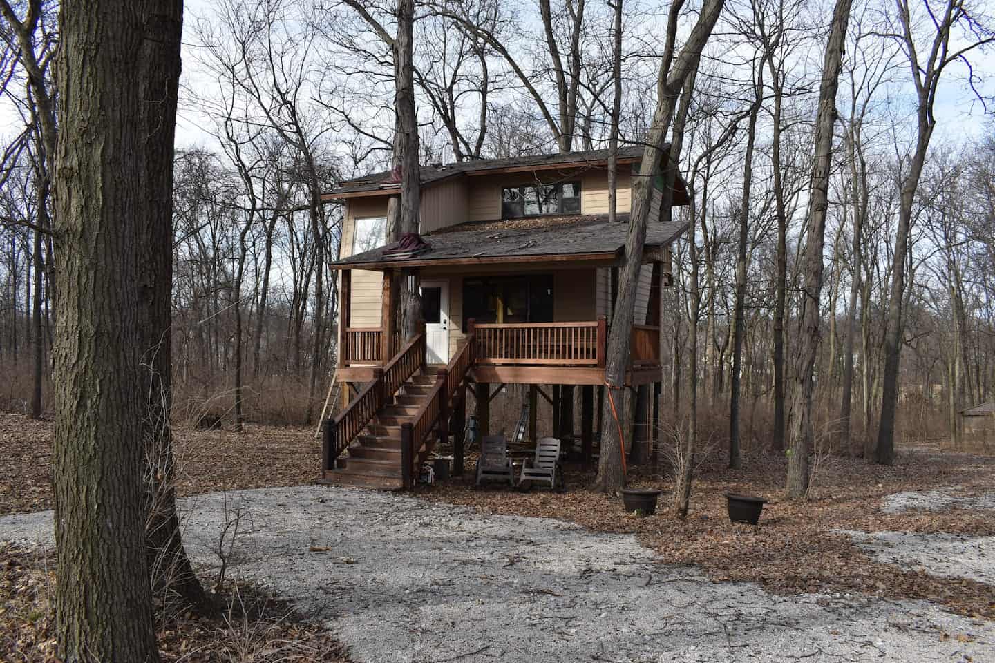 Image of treehouse rental in Missouri