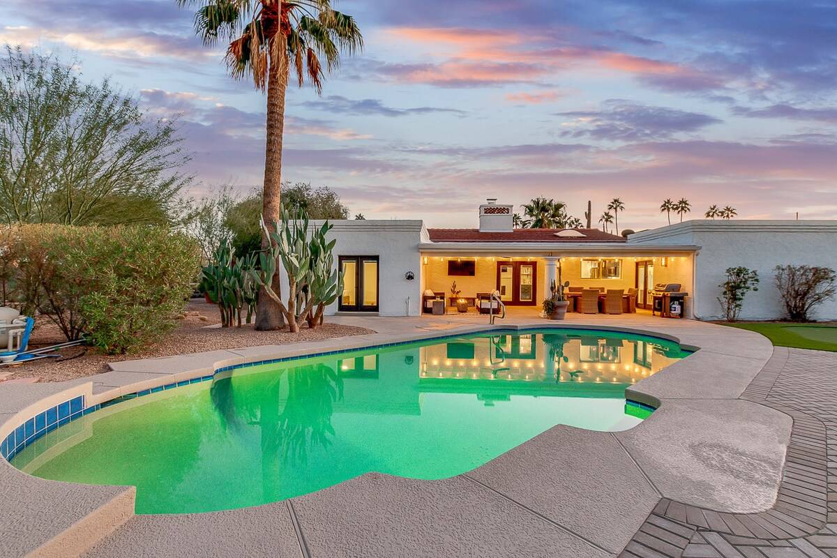 Image of the Olive Tree Retreat Airbnb rental in Scottsdale Arizona