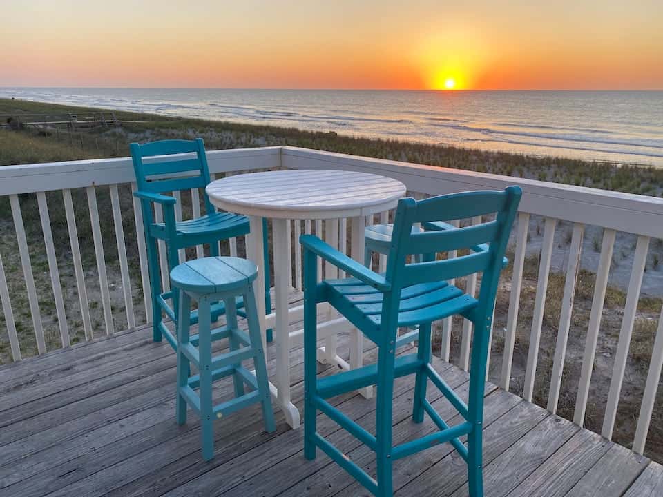 Image of beachfront rental in North Carolina