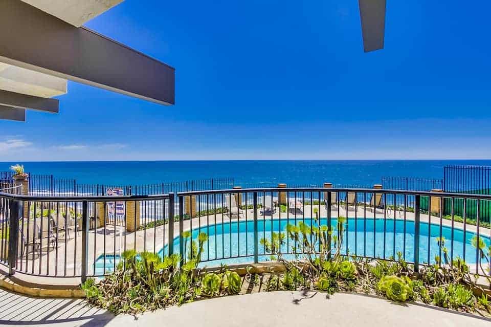 Image of beachfront rental in California
