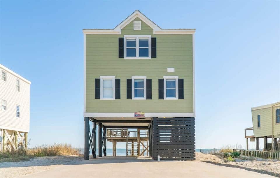 Image of beachfront rental in South Carolina