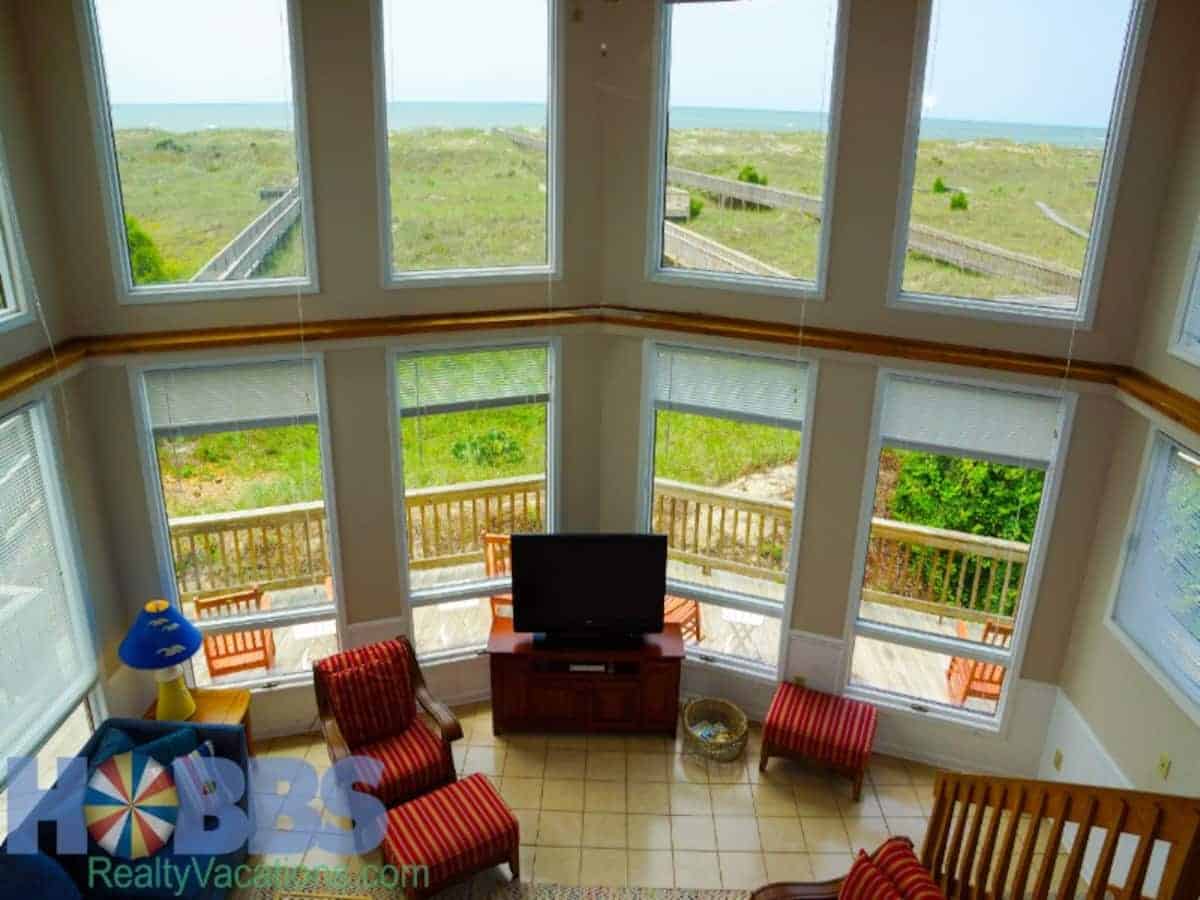 Image of beachfront rental in North Carolina