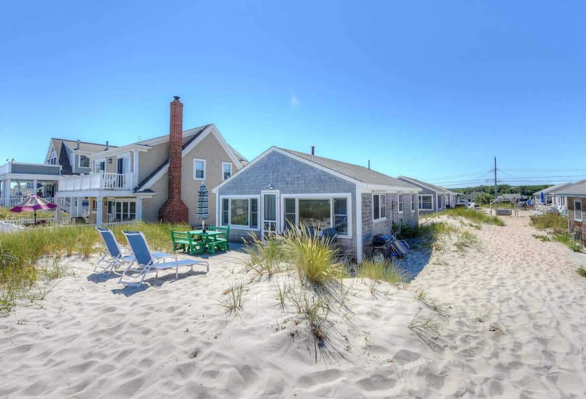 Image of beachfront rental in Massachusetts
