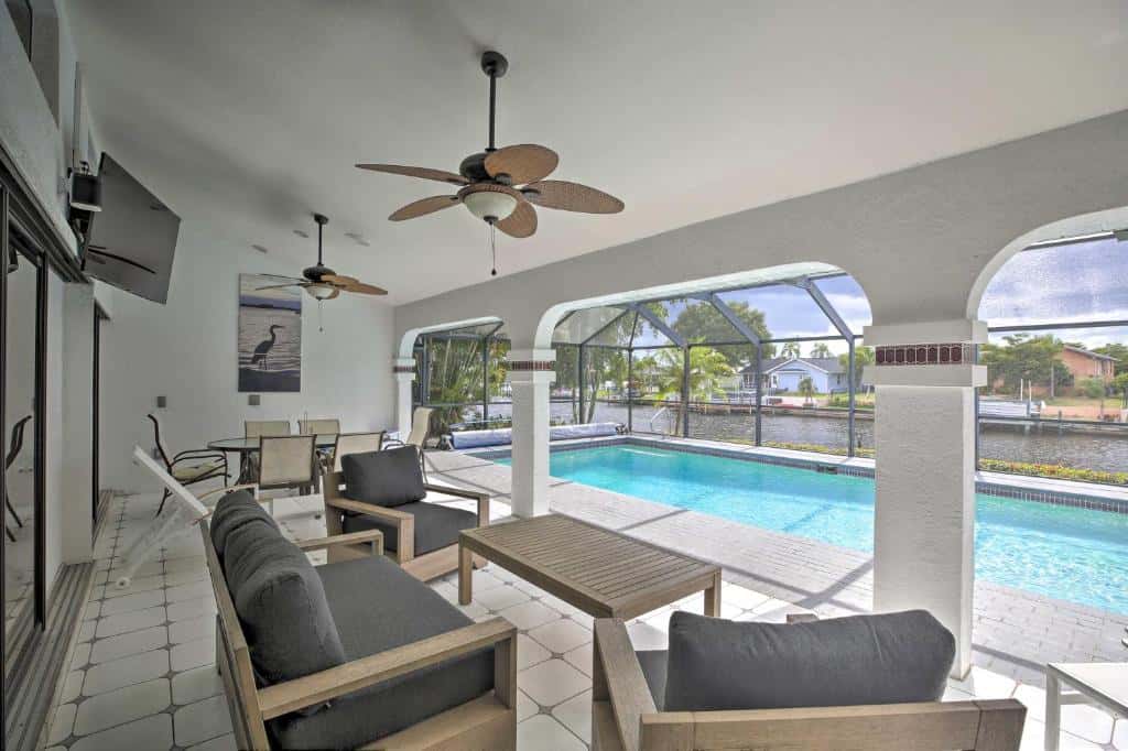 Tropical Cape Coral Villa on Canal with Lanai! image