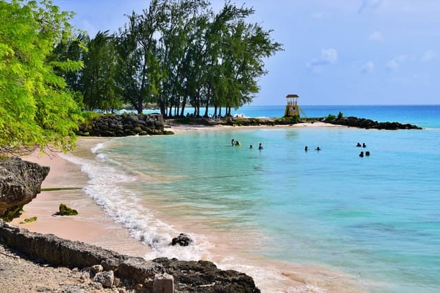 Barbados coastline