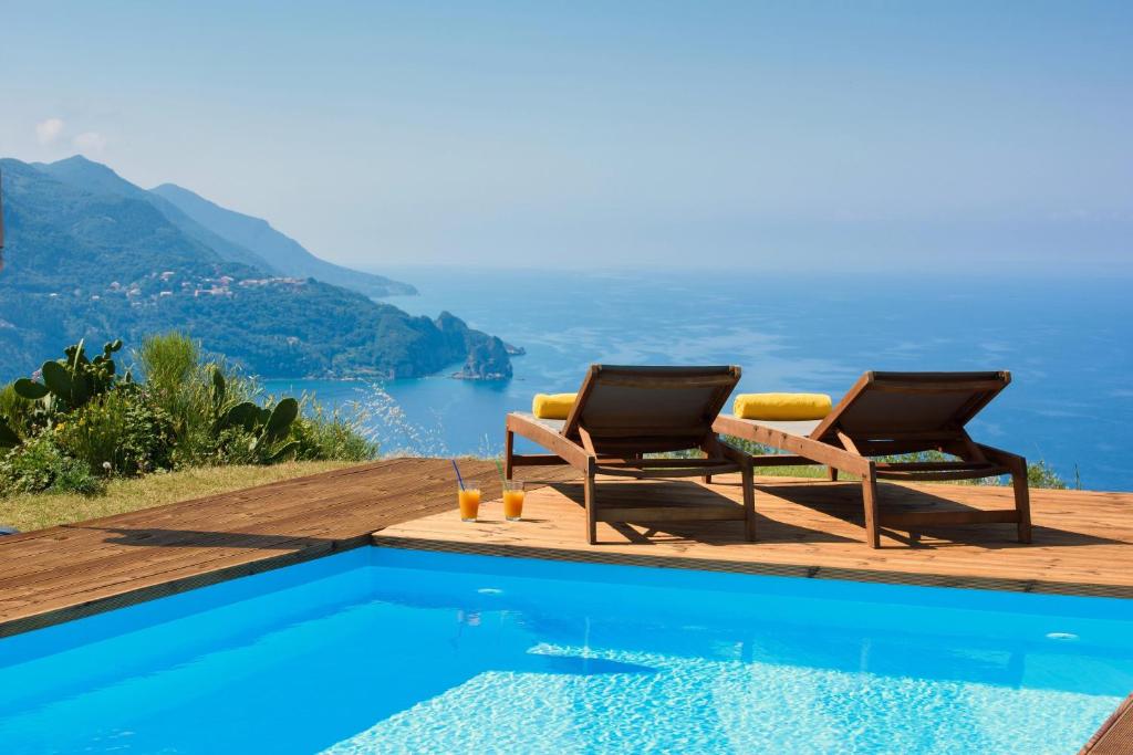 Villa Vardia-Amazing Seaviews with heated pool image