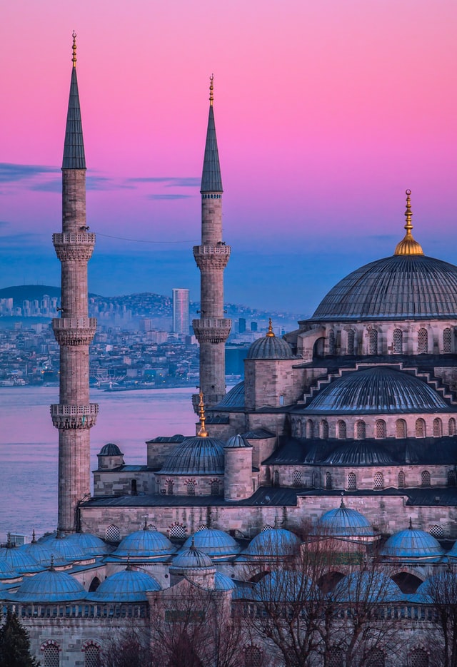 iconic view of Turkey ancient building