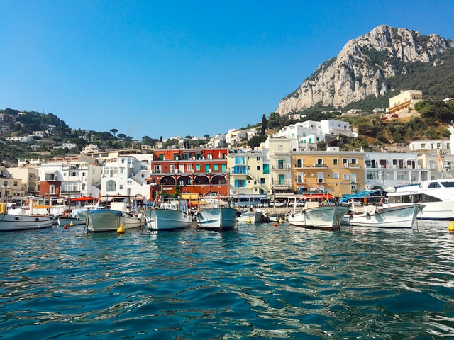 Capri Italy coastline