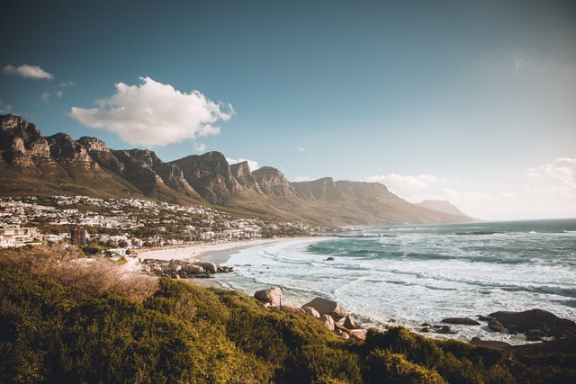 Scenic coast of Cape Town 