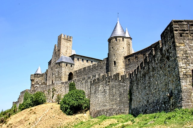 Carcassonne citadel walls