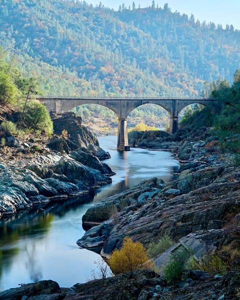No Hands Bridge, Trail to Calcutta Falls, Auburn, CA, USA