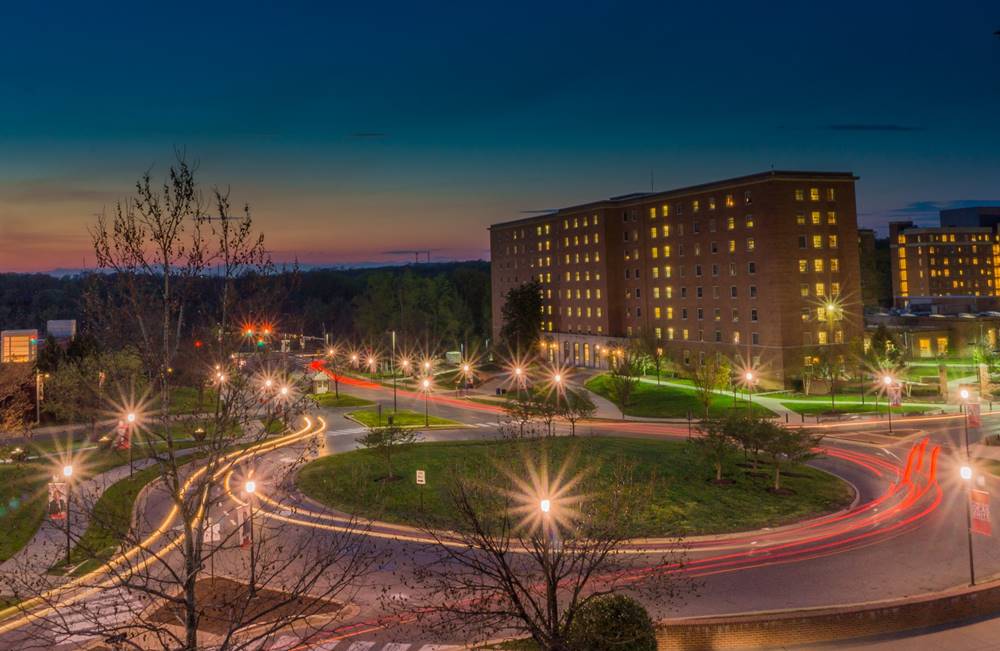 University of Maryland at Night